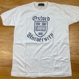 Vintage Oxford University Castells Of Oxford Ringer Tee T-shirt XL